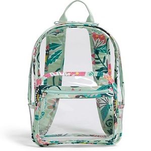 NWT Vera Bradley Clearly Colorful Stadium Backpack
